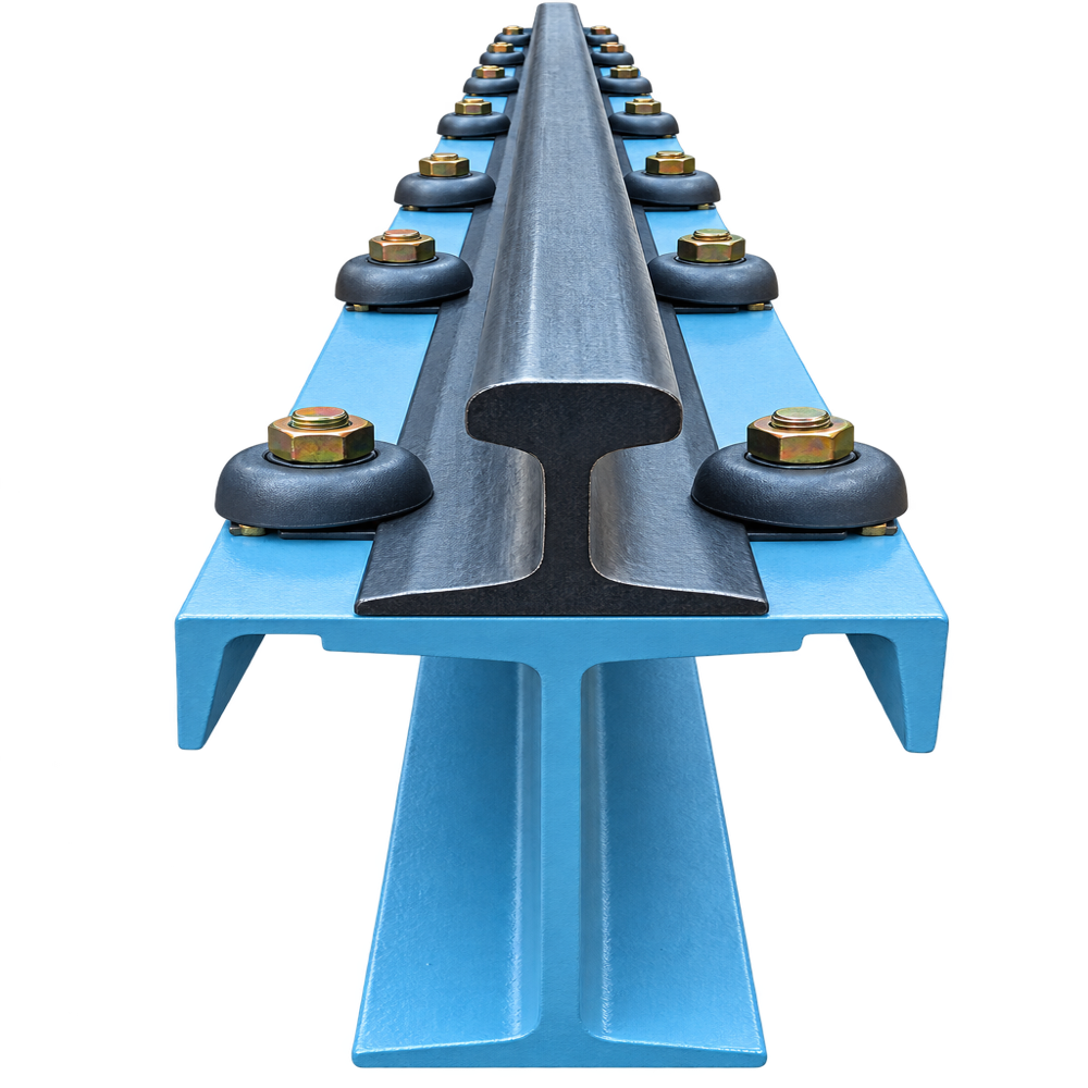 Cup Type Rail Clamp - Color: Plated
