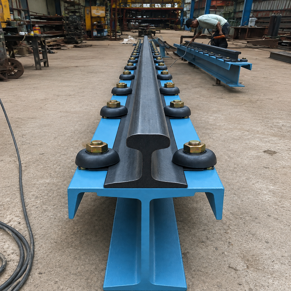 Cup Type Rail Clamp - Color: Plated