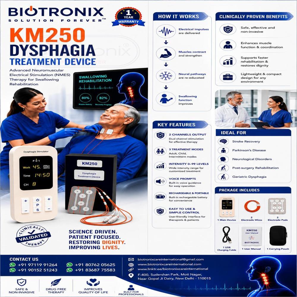 KM-250 Dysphagia Muscle Stimulation Device