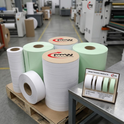 Cantilever Paper Slitting with Rewinding Machine