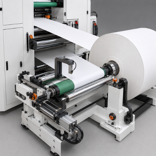 Cantilever Paper Slitting with Rewinding Machine