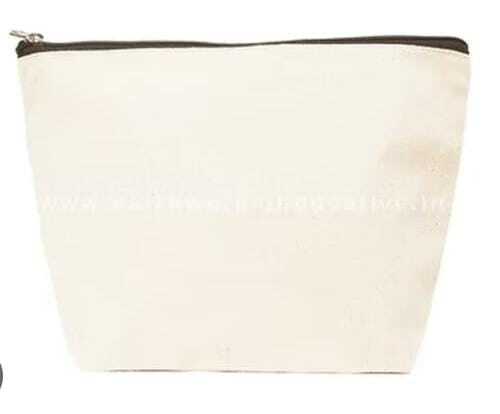 Canvas Zipper Pouch - Capacity: Medium
