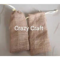 7x3inch Perfume Bottle Jute Bag