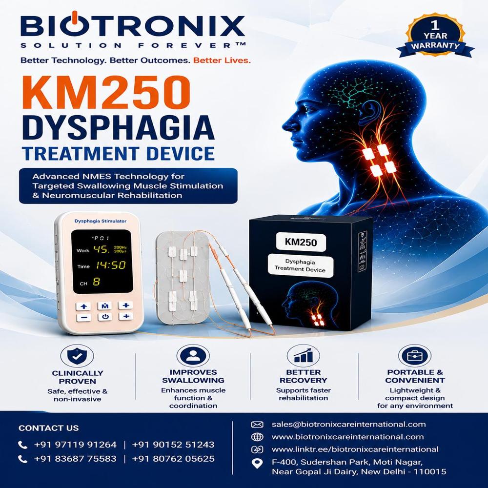 KM-250 Electrical Muscle Stimulator for Dysphagia