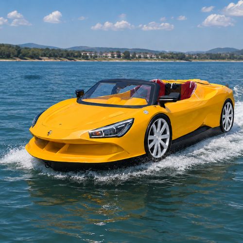 Phantom Sports Jet Car (Yellow) - Capacity: 500 Kg