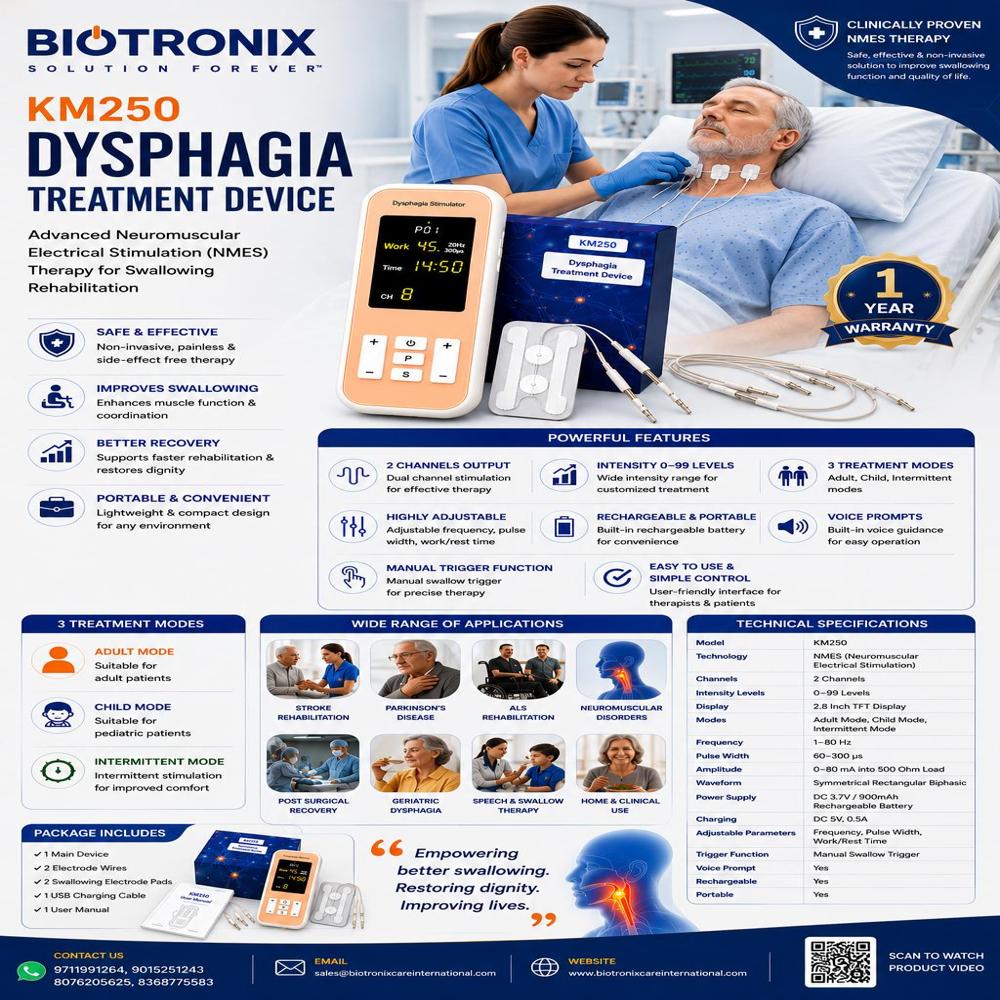 KM-250 Clinical Dysphagia Rehabilitation Stimulator