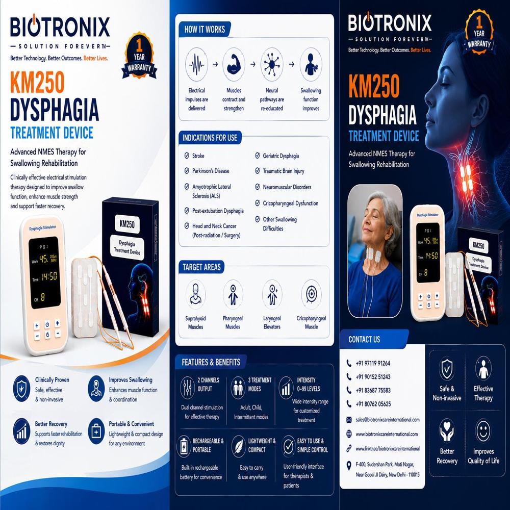 KM-250 Clinical Dysphagia Rehabilitation Stimulator