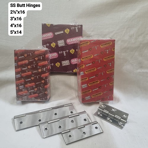 SS Butt Hinges