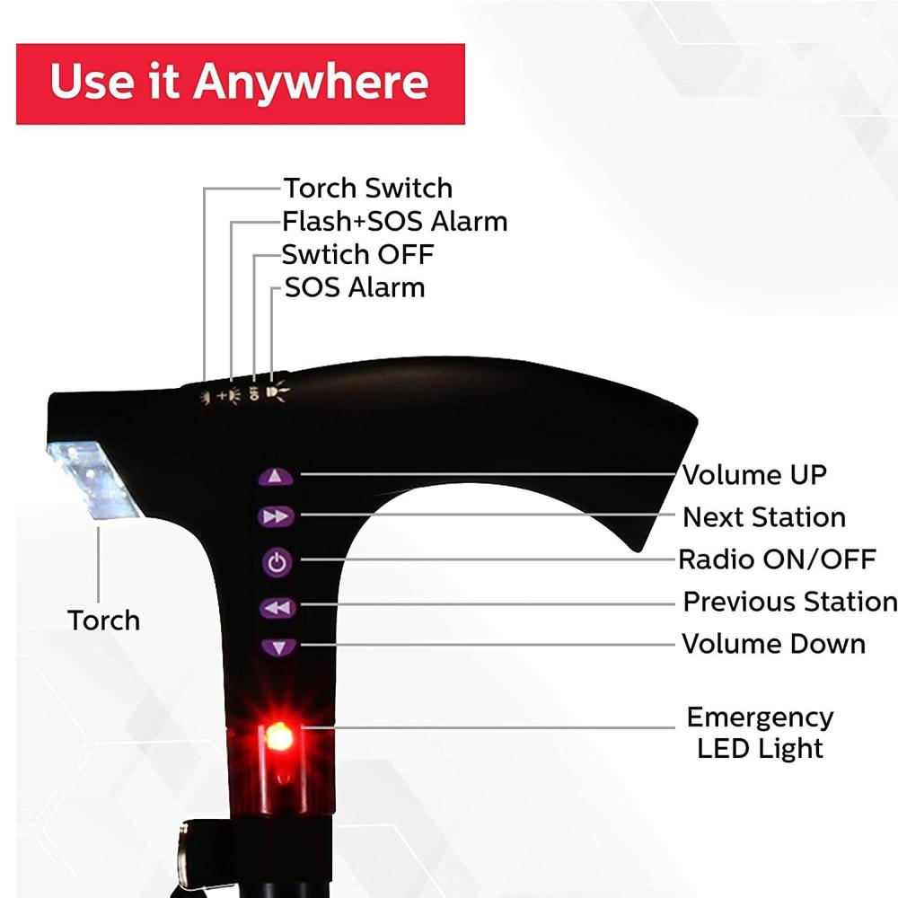 PCD Smart Walking Stick