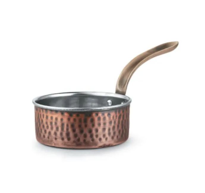 Sauce pan antique copper