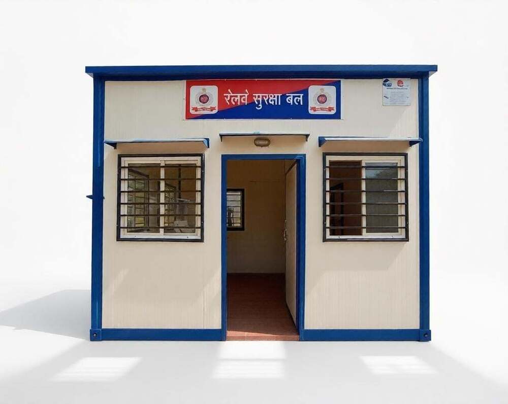 Insulated PUF Panel Akash Engimech Portable Security Cabin