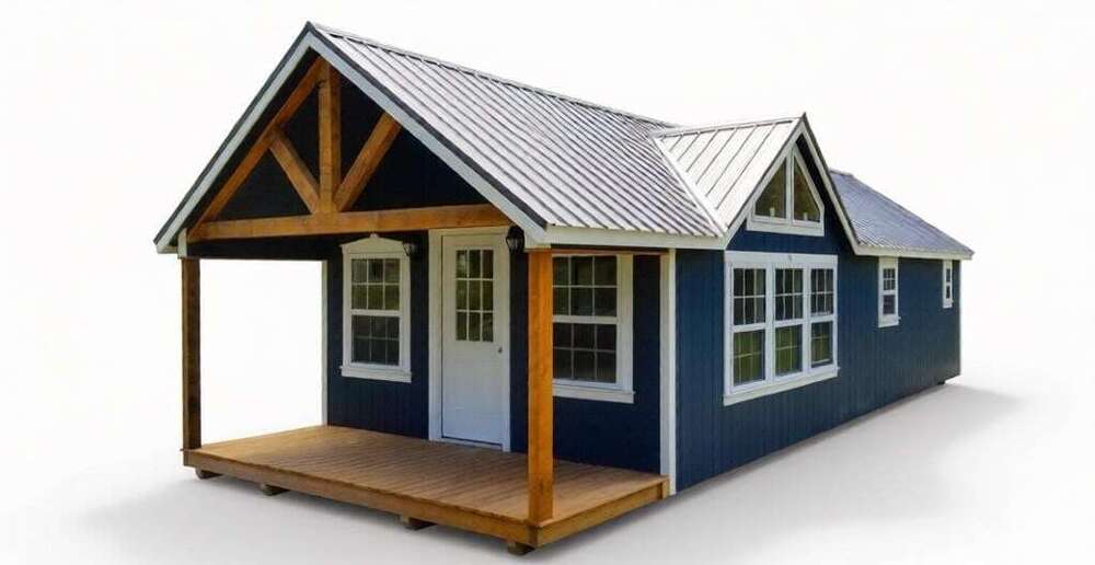 Wooden Composite Finish Prefabricated Portable Log Cabin