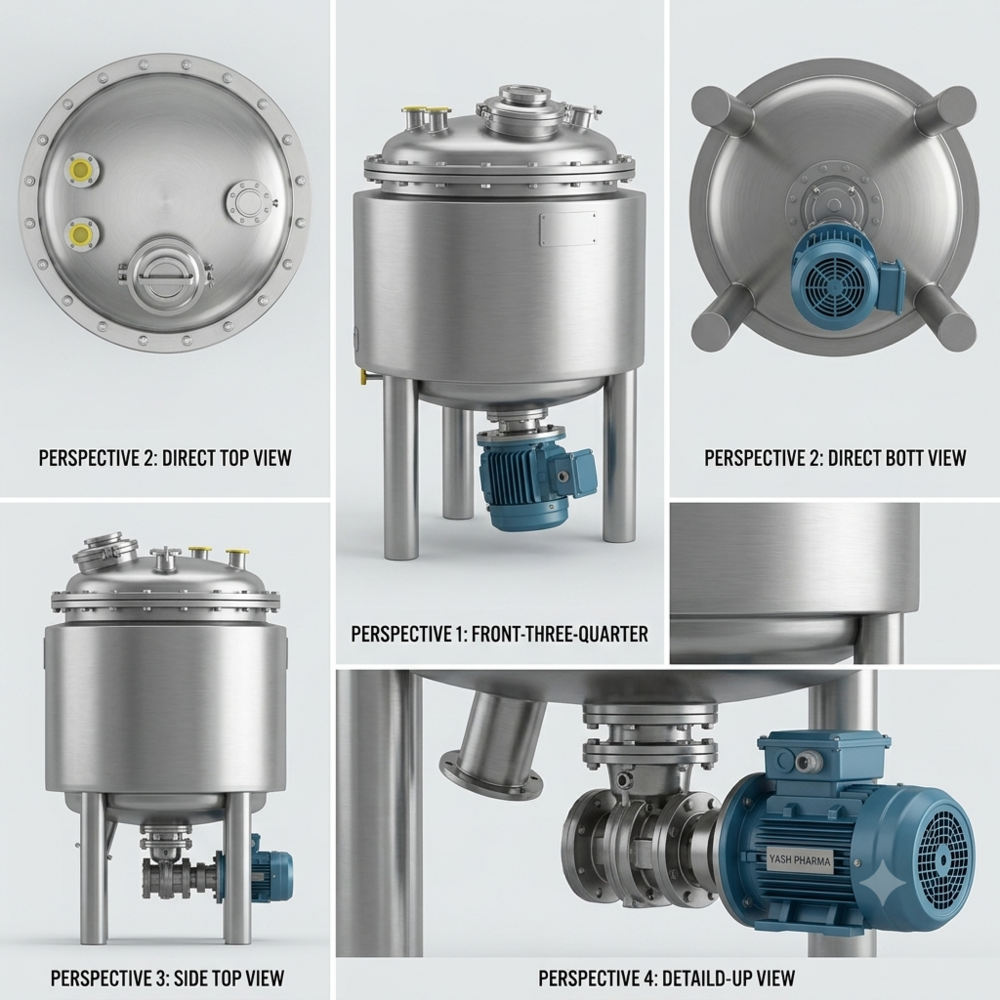 Mixing Vessel - Application: To Blend And Combine Different Substances Into A Homogeneous Mixture.