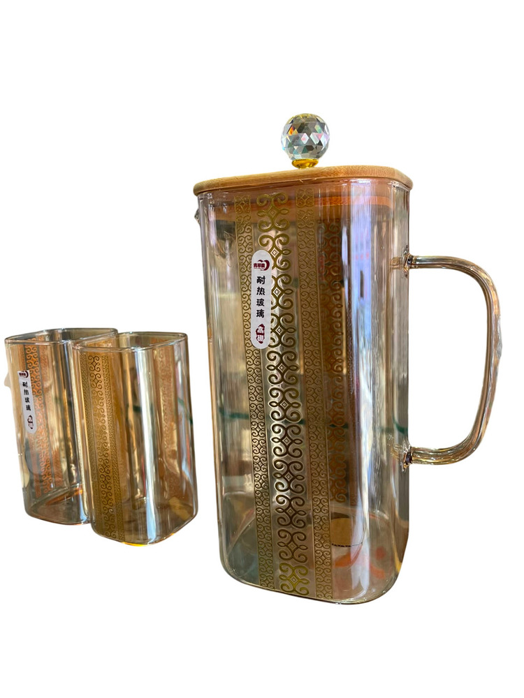 Glass Lemon Water Set