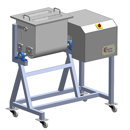 60L Ms Paddle Mixer Machine - Color: Silver