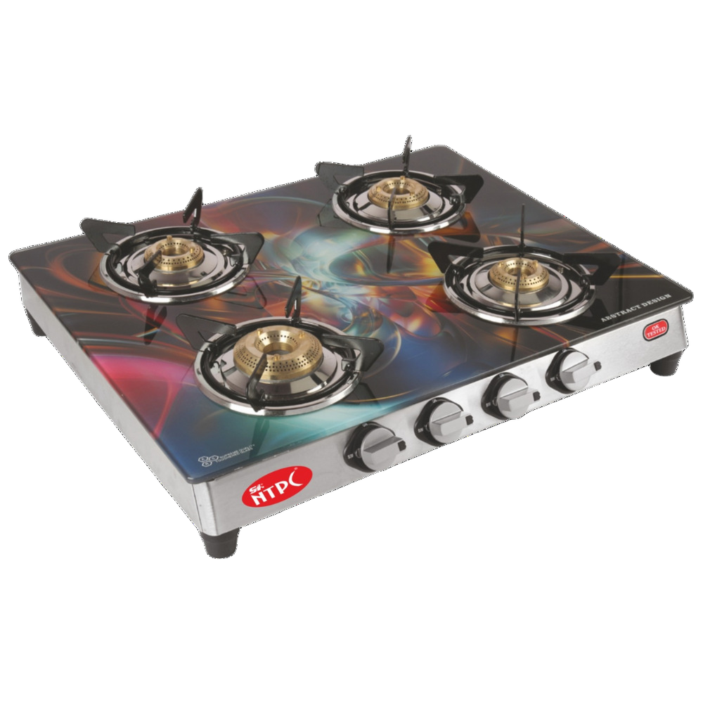 Glass Top 4 Burner Gas Stove