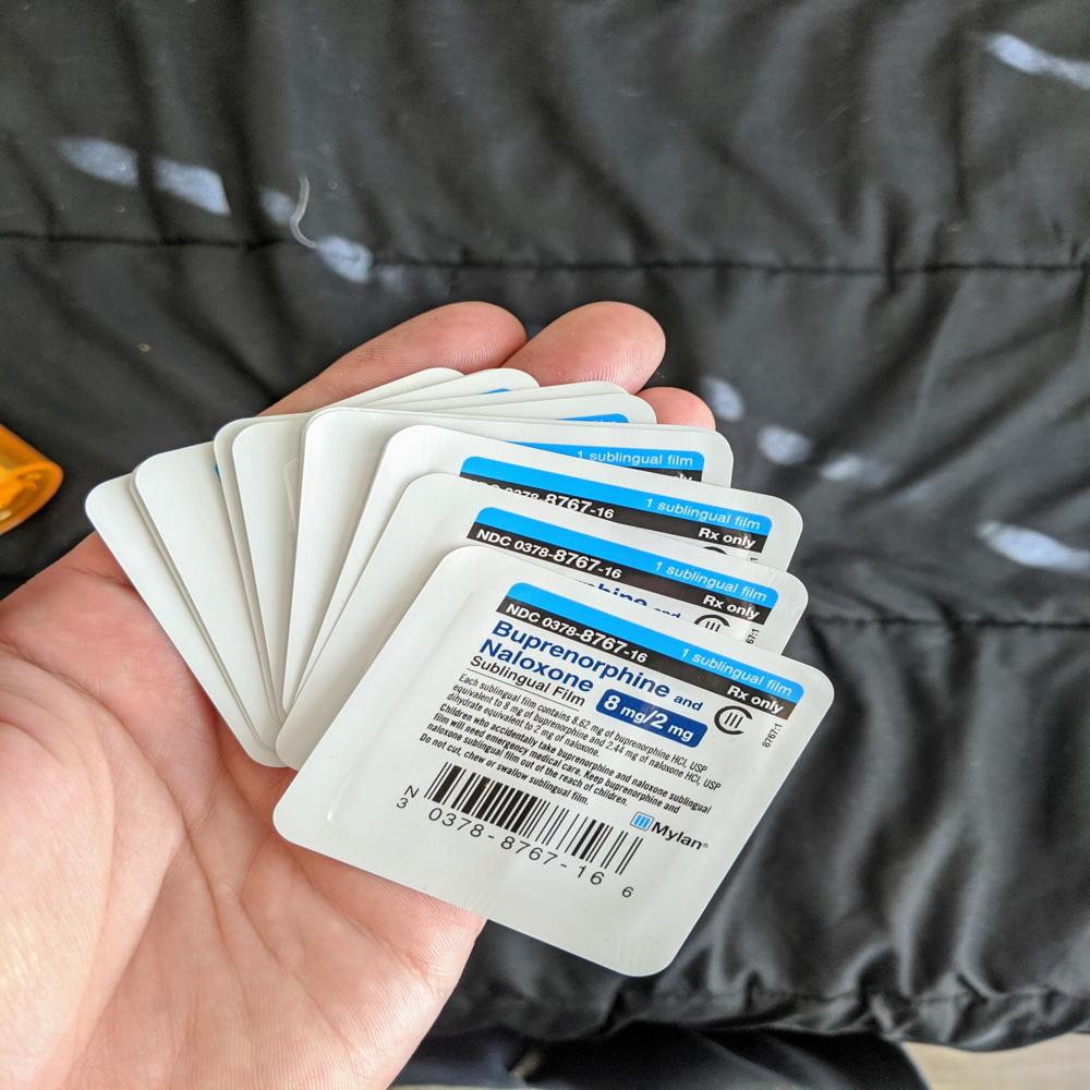 Buprenorphine and naloxone film 8mg 2mg