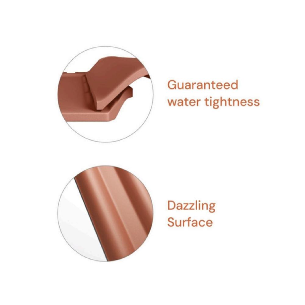 Ceramic Roof Tile Coffee Brown Color Elbano Series