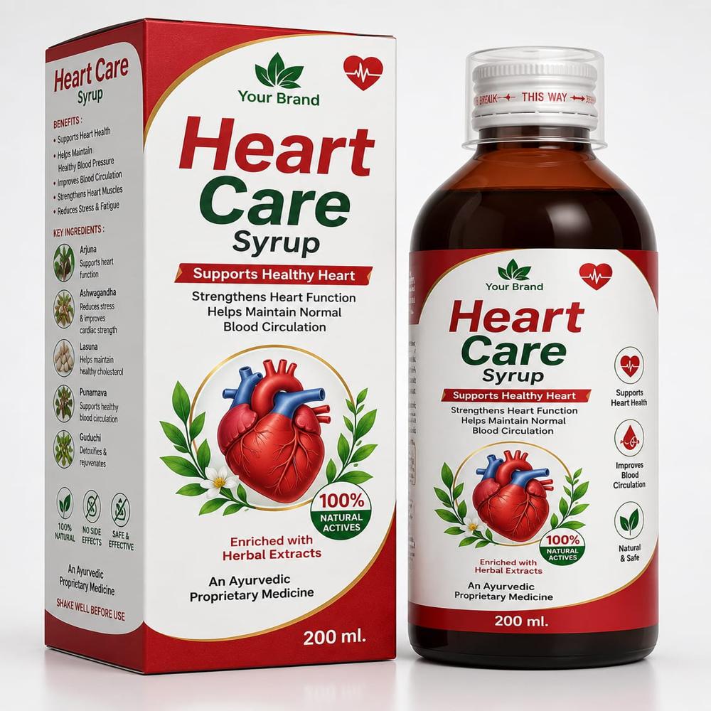 Heart Care Syrup Third Party Manufacturing