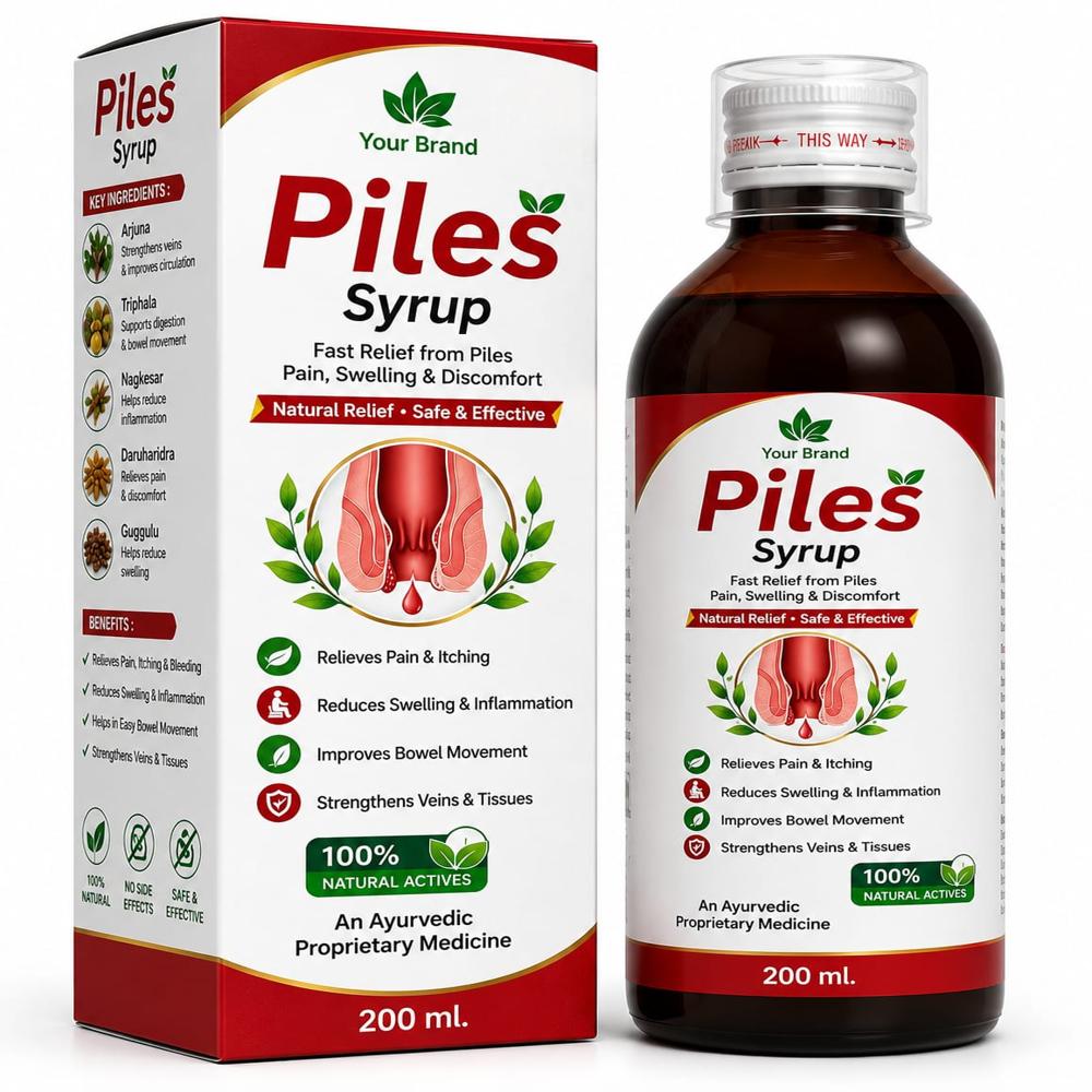 Piles Syrup Third Party Manufacturing