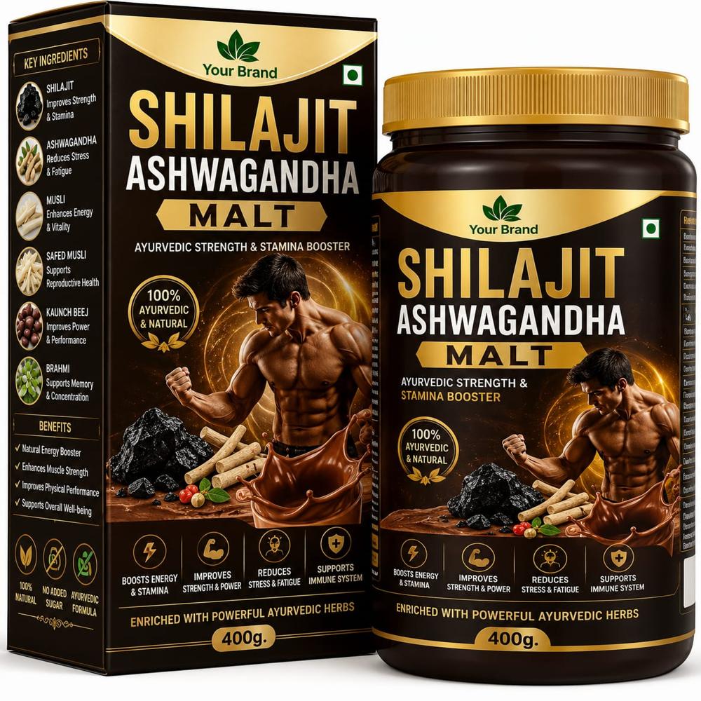 Shilajit Ashwagandha malt Third Party manufacturing