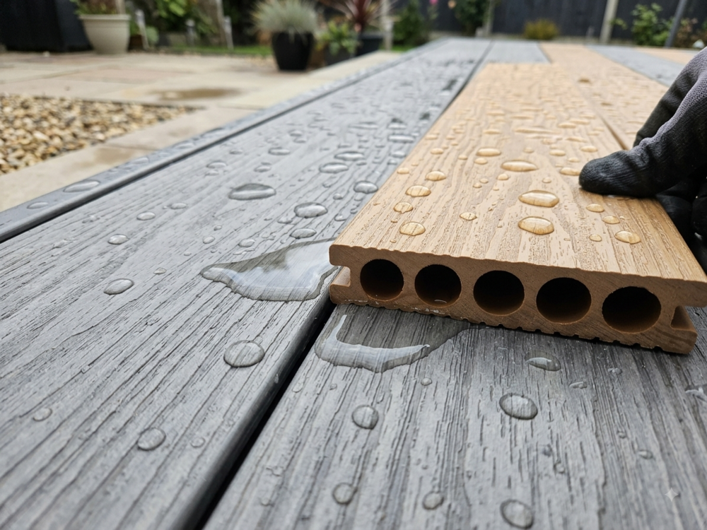 Waterproof Deck Flooring - Design Type: Wood Grain
