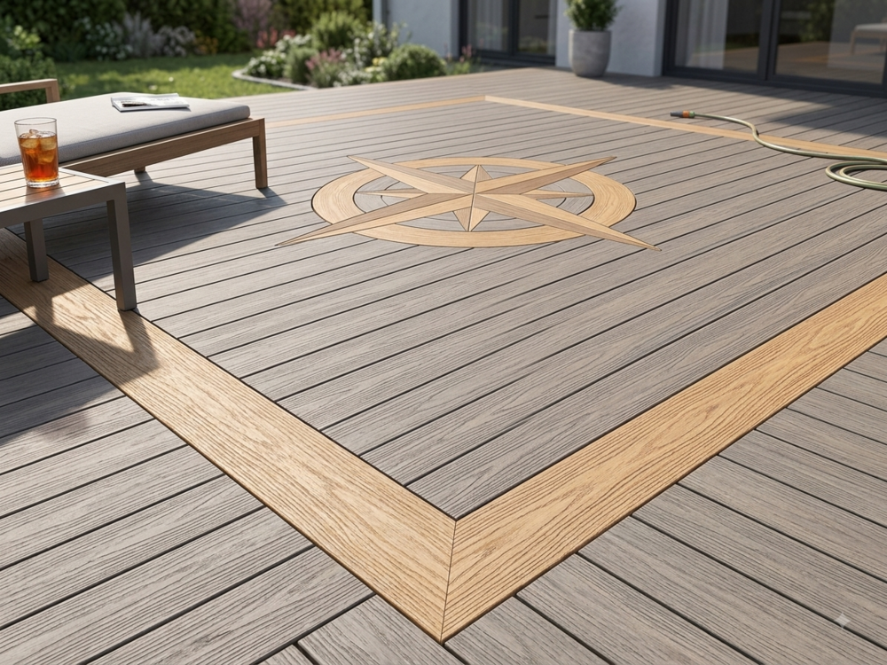 Waterproof Deck Flooring - Design Type: Wood Grain