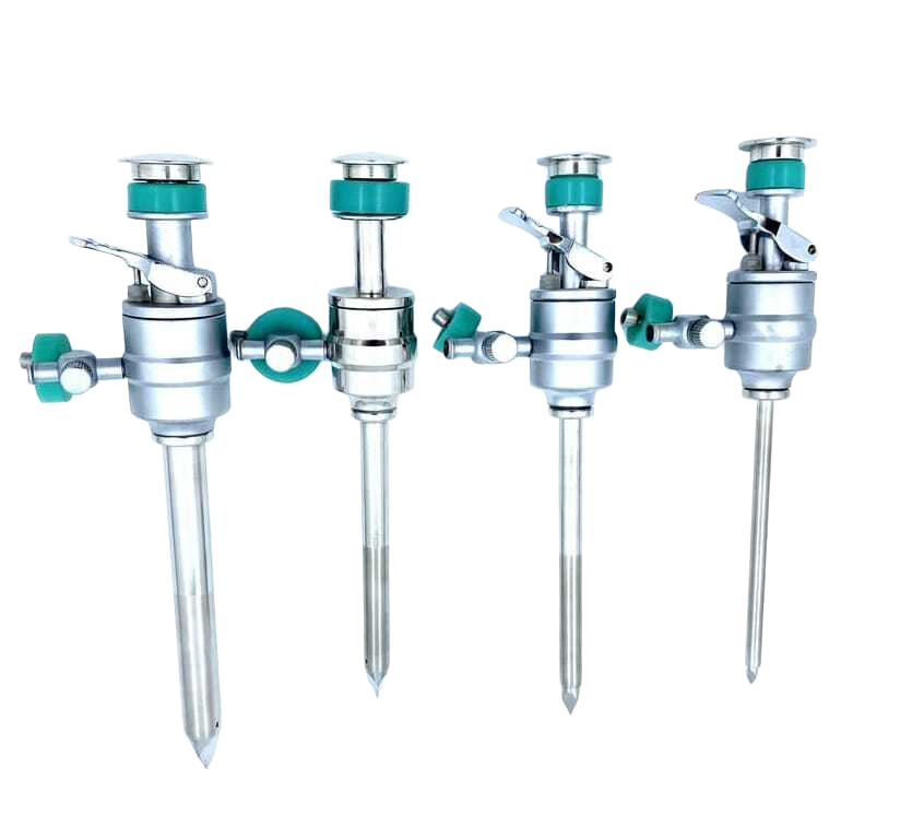 Laparoscopic Trocar and Cannula Set 5mm and 10mm