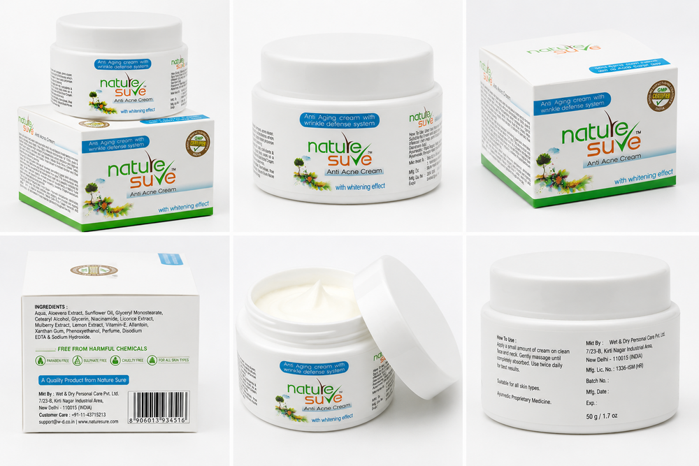 50 GM Nature Sure Herbal Anti-Acne Cream