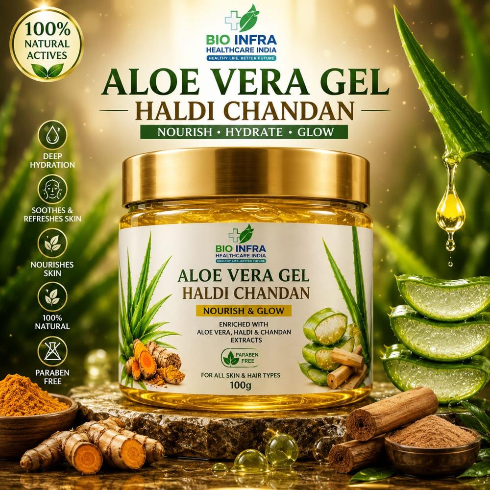 Aloe Vera Gel Haldi Chandan Third Party Manufacturing