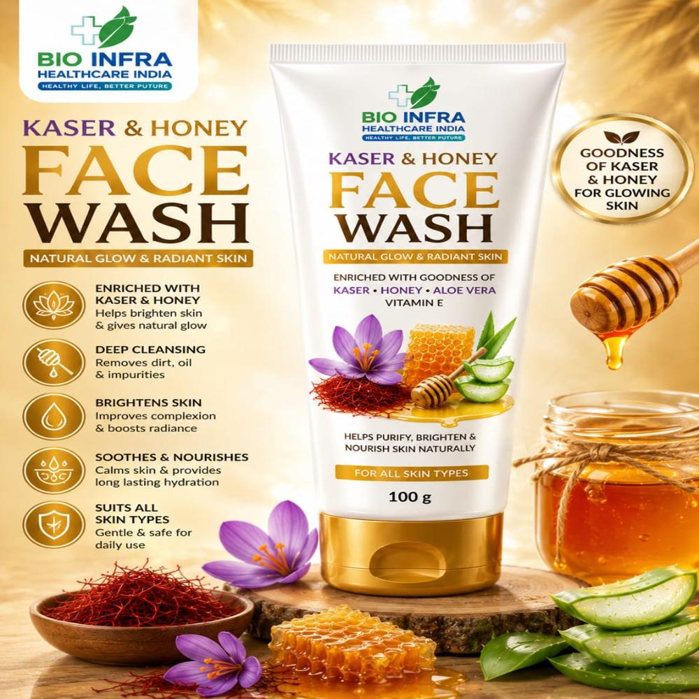 Kesar and Honey facewash Third Party Manufacturing