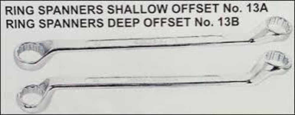 Ring Spanner Shallow Offset No. 13
