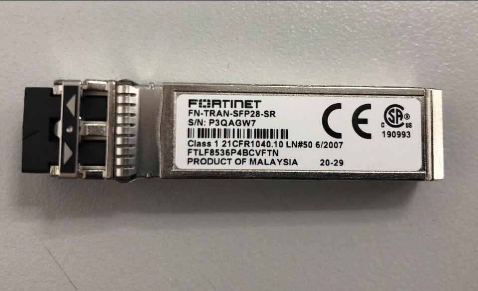 Fortinet 25GE SFP28 Long-Range Optical Transceiver