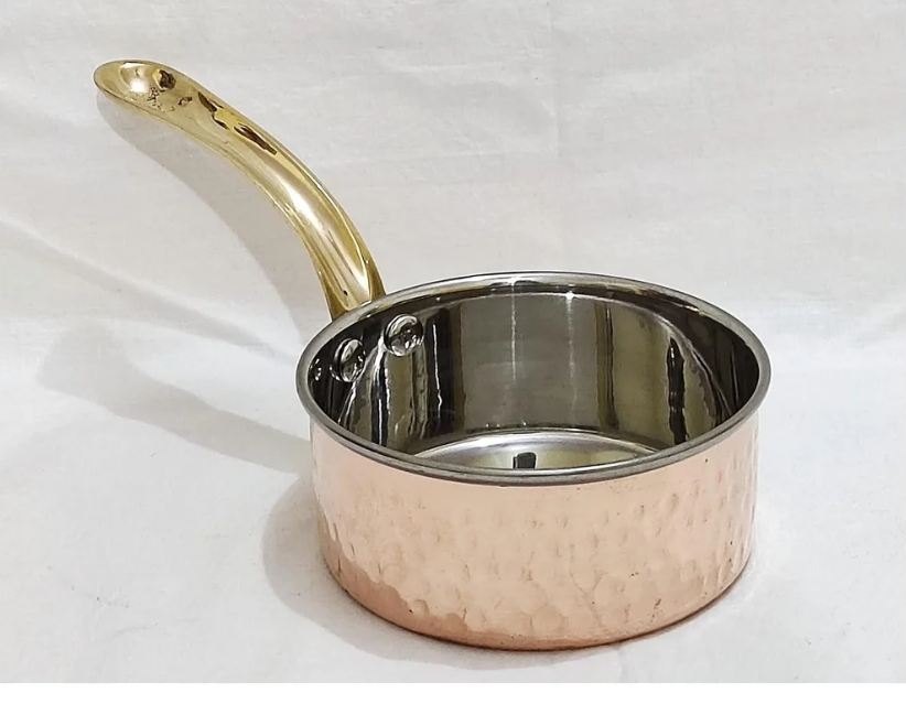 Sauce Pan Antique Copper - Dimension (L*W*H): 14.75 (Diameter) Inch (In)