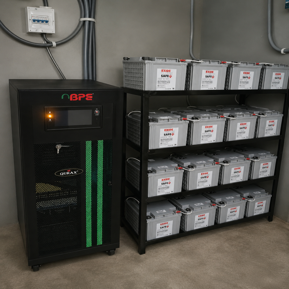 40 Kva Ups , 42Ah Battery ,Battery Stand - Color: Black /Gray