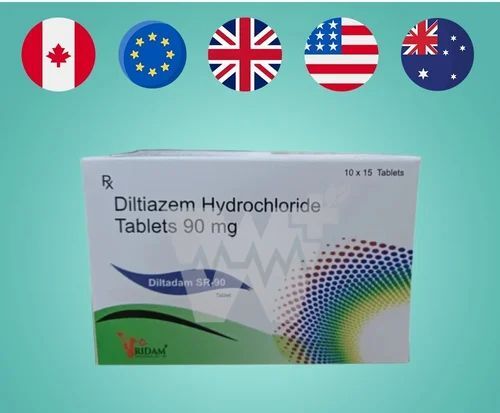 Diltadam SR 90 Diltiazem Hydrochloride Tablets 90 mg