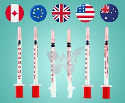 HMD Dispovan 1ml Insulin Syringe - 31G x 6mm U-40 MultiPack of 100