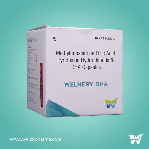 Welnerv DHA Methylcobalamine Folic Acid Pyridoxine Hydrochloride & DHA Capsules