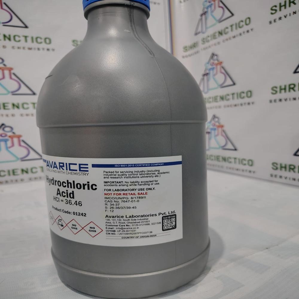 Hydrochloric Acid 2.5 Ltr