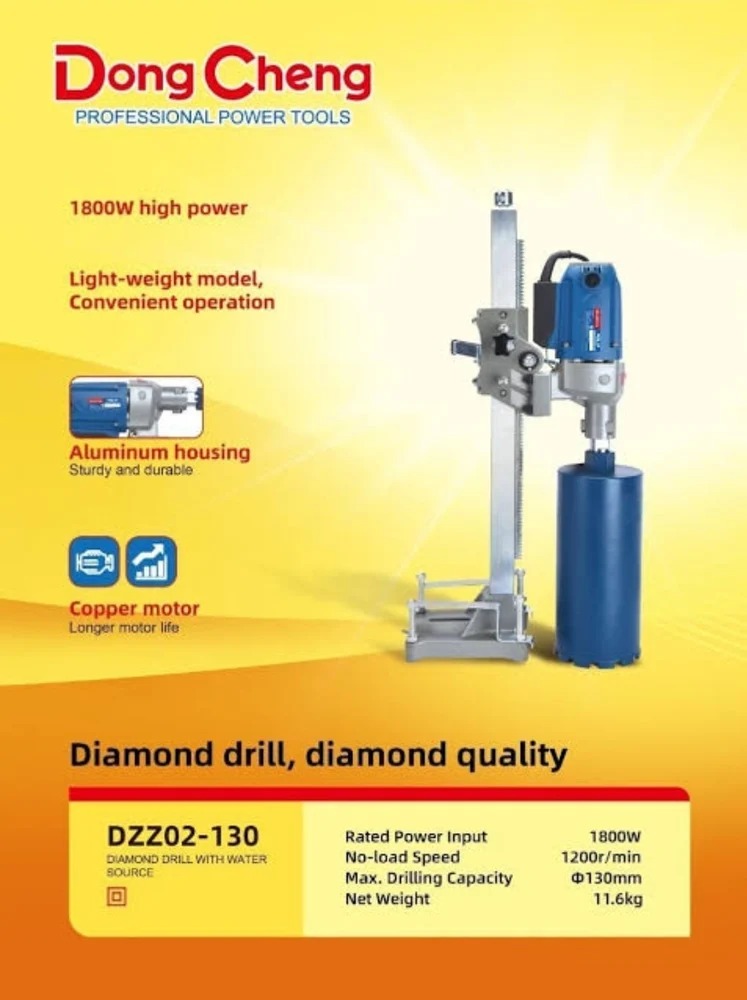 CORE DRILL MACHINE DONGCHENG DZZ 02-130