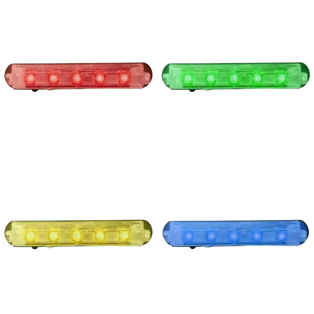 Solar Red Flag Light For Highway Safety