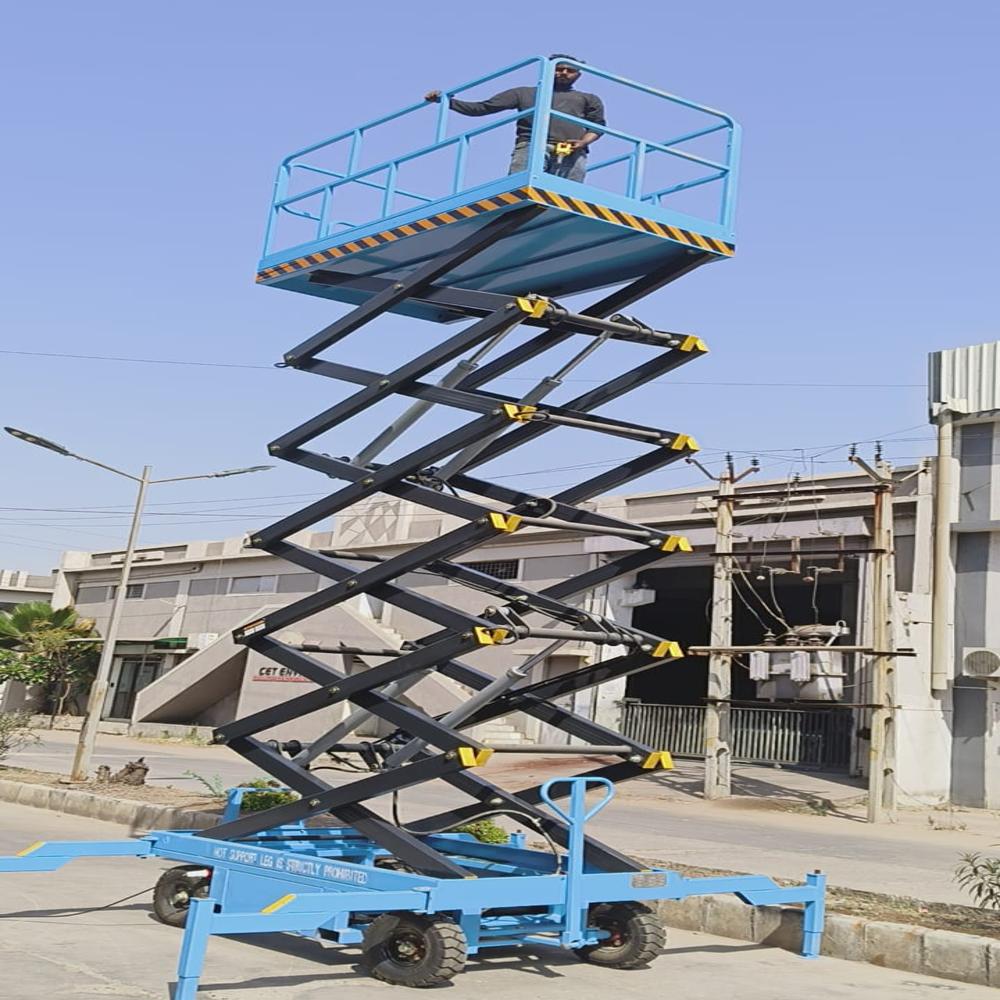 10 Mtr Mlift Electric Operated Scissor Lift