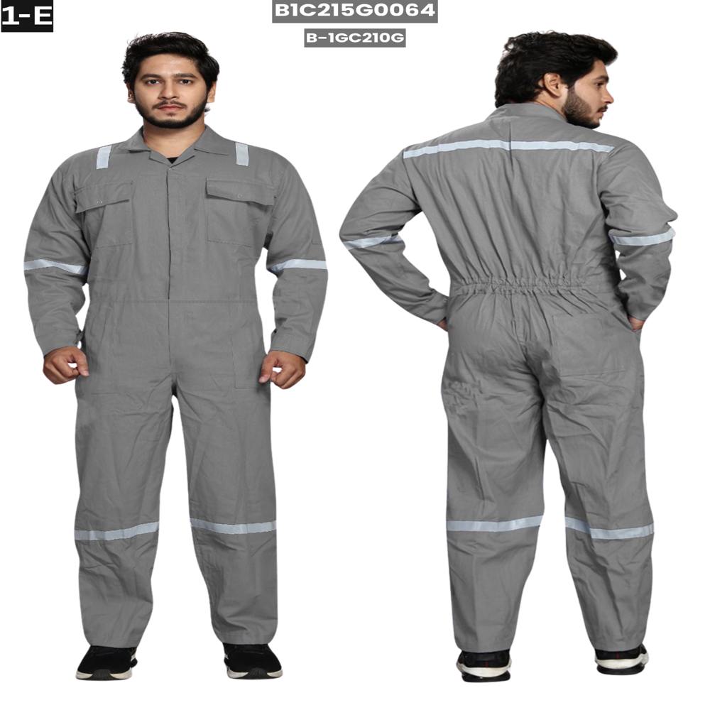 Grey Worker Boiler Suit - Age Group: 18 To 100Xl