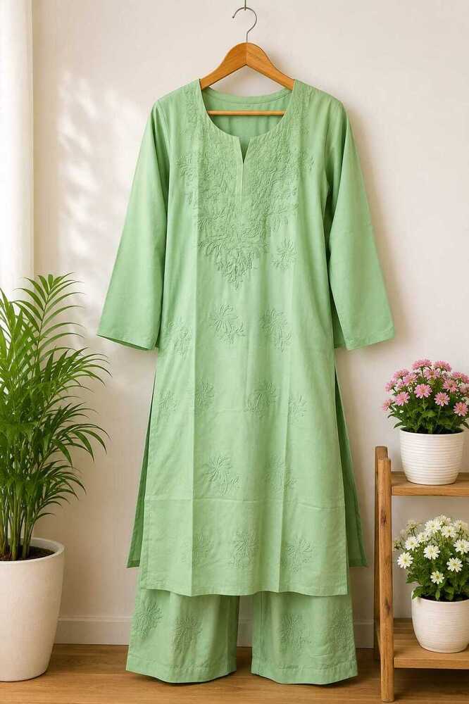 Cotton Embroidery Kurta Set