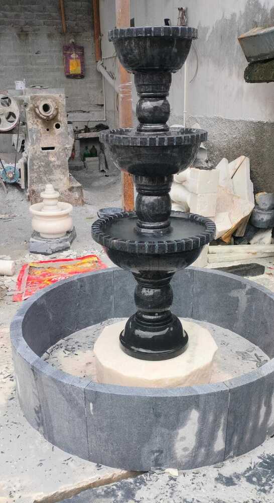 Black Marble Fountain