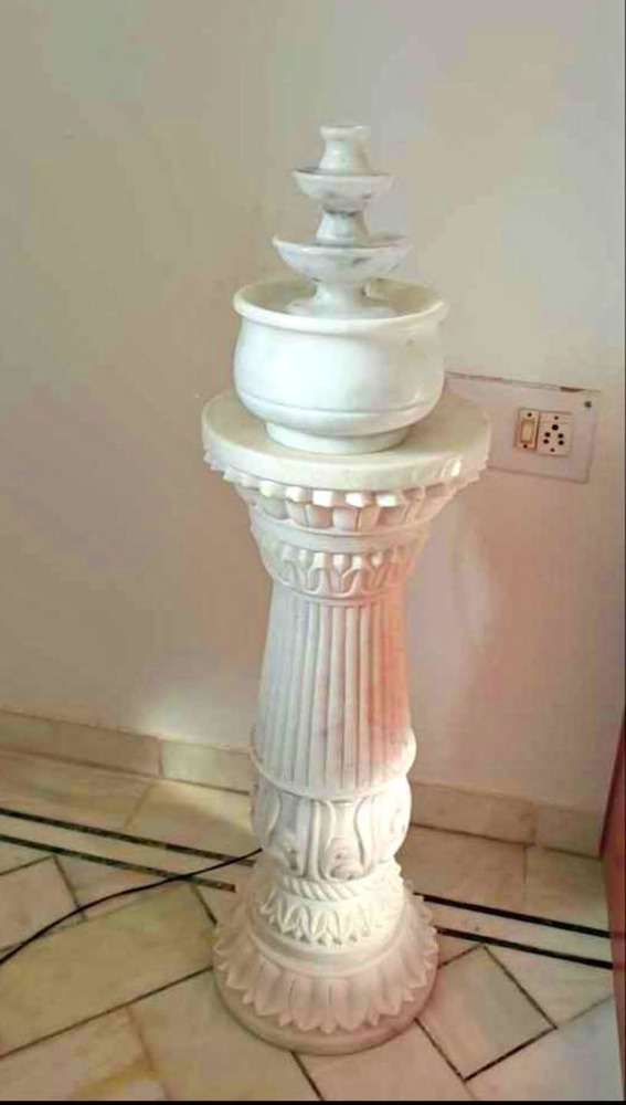 White Marble Fountain