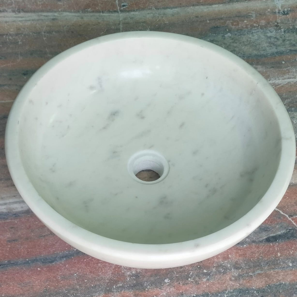 Round Marble Wash Basin