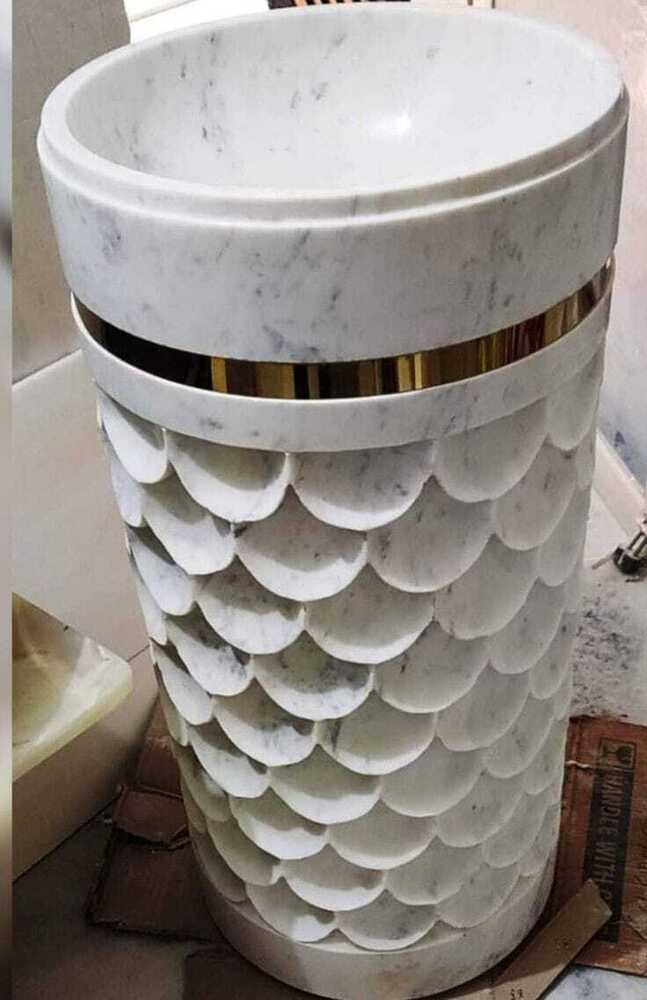Pedestal Marble Wash Basin
