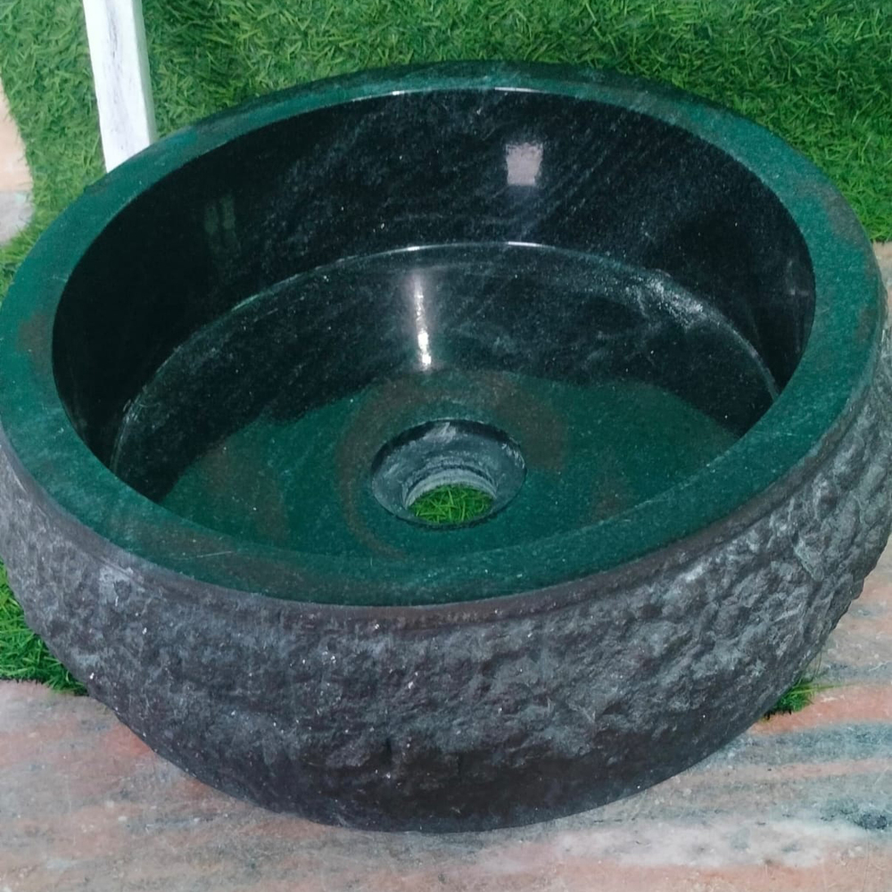 Black Marble Wash Basin