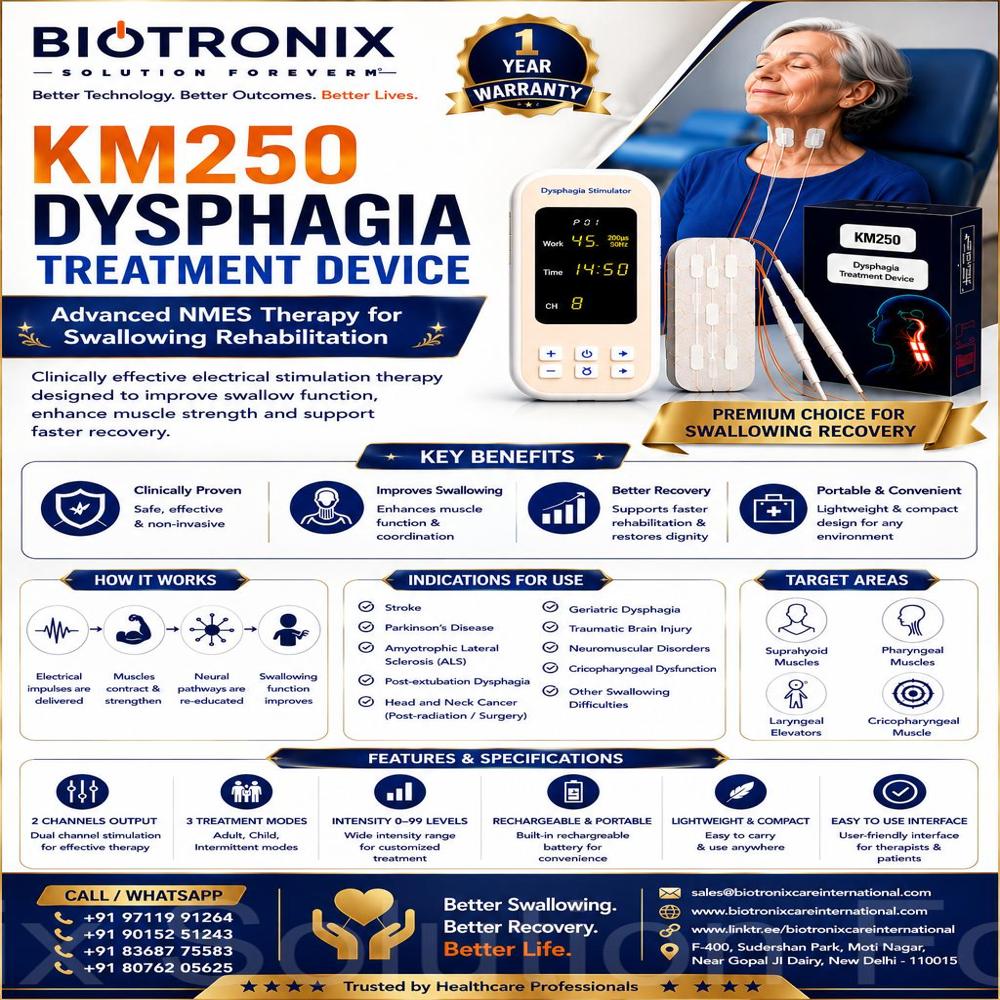 KM-250 Digital NMES Therapy for Dysphagia